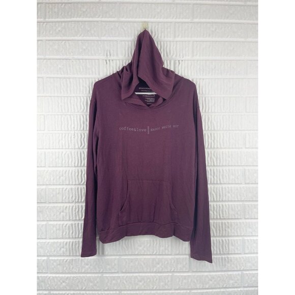 good hYOUman Tops - Good hYOUman Shirt XS/S Hooded 'Coffee & Love Enjoy While Hot'